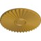 Ekena Millwork Shakuras Ceiling Medallion (For Canopies up to 5"), Hnd-Painted Iridescent Gold, 19 3/4"OD x 1 3/8"P CM20SHIGS - alternate 3